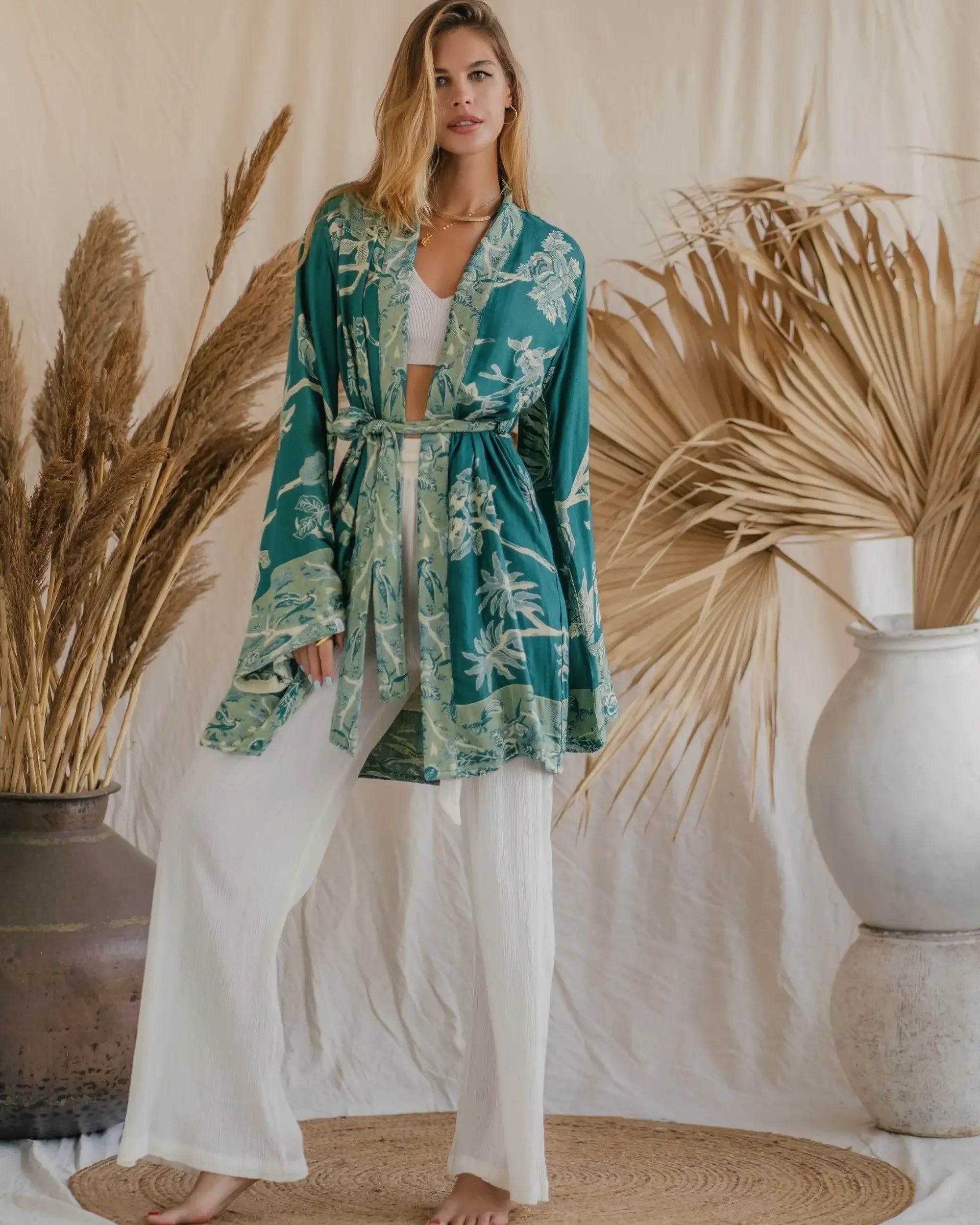 Brahmaki - EcoVero™ Short Kimono | Brahmaki