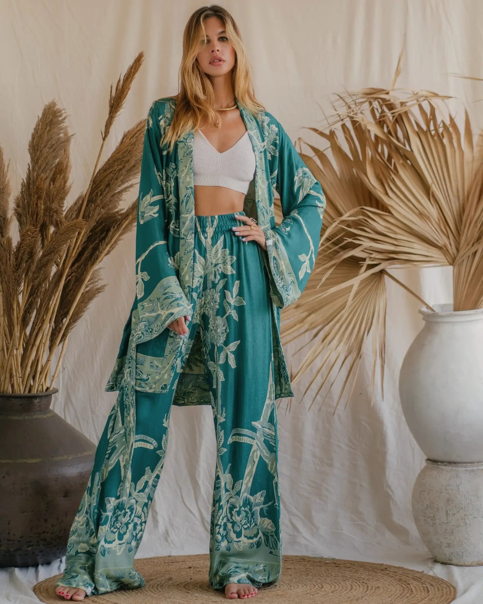 Brahmaki - EcoVero™ Short Kimono | Brahmaki